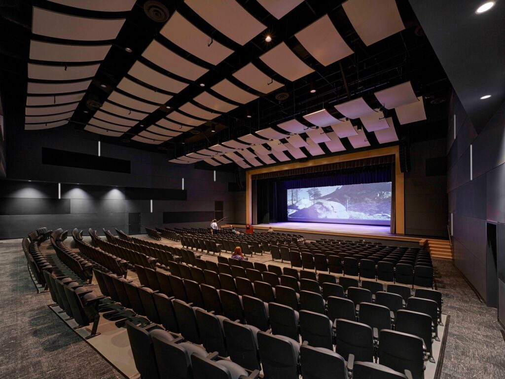 theater room at meridian high school