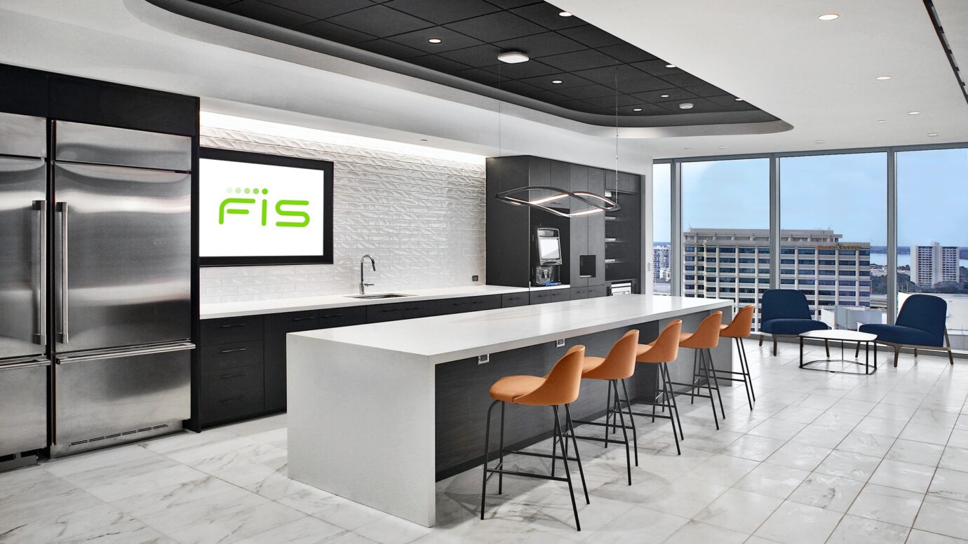 FIS corporate cafeteria render