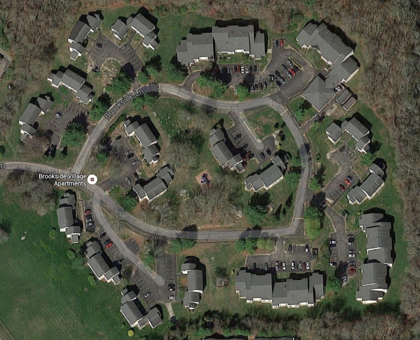Brookside Village Apartments aerial