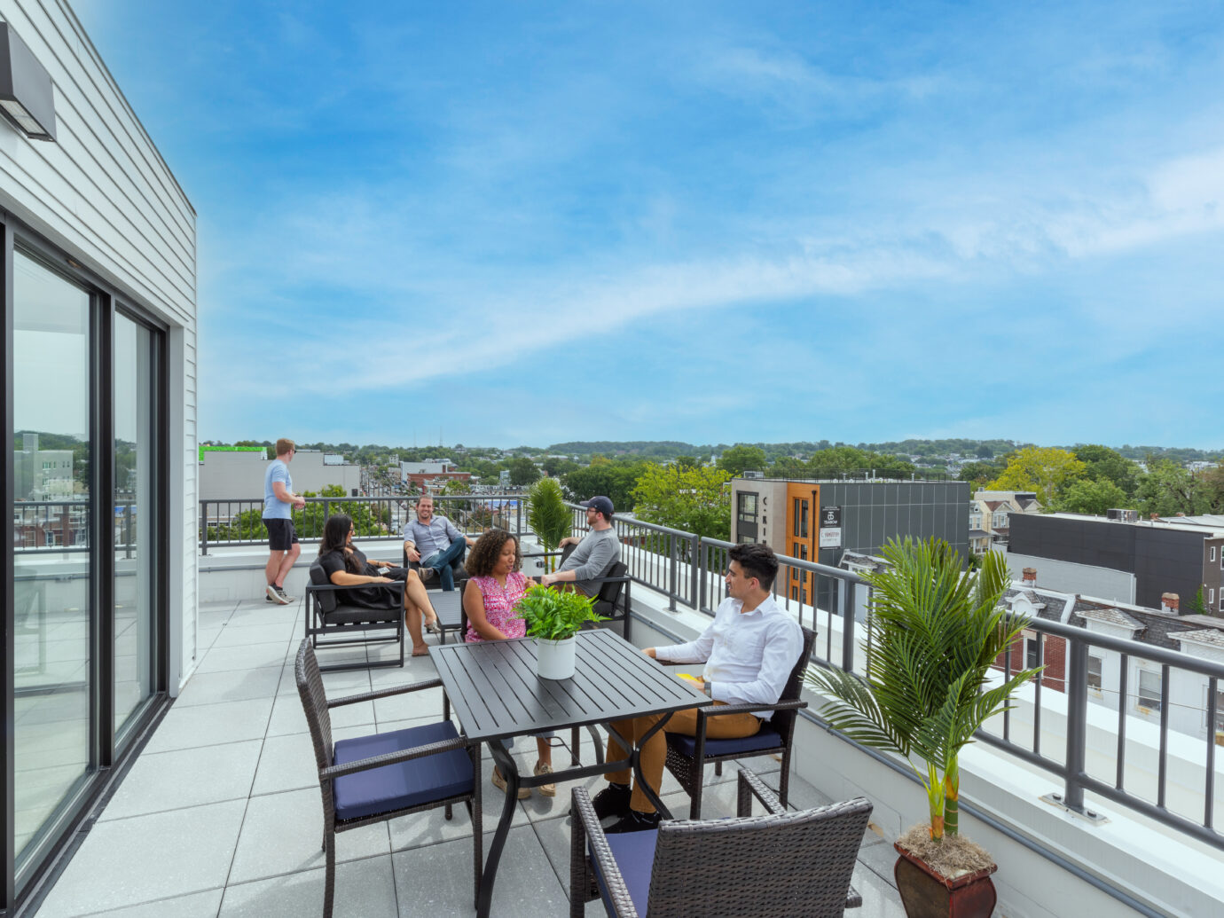 Todd A. Lee Senior Residences at Kennedy St rooftop