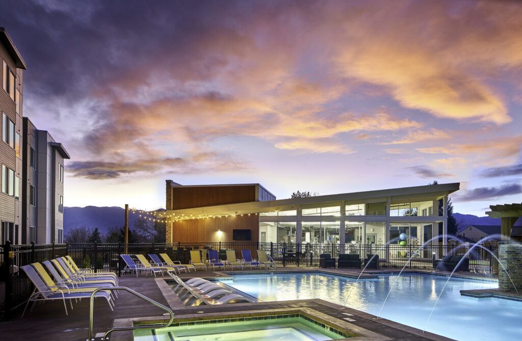 West Edge Student Housing UCCS Pool Workout Building