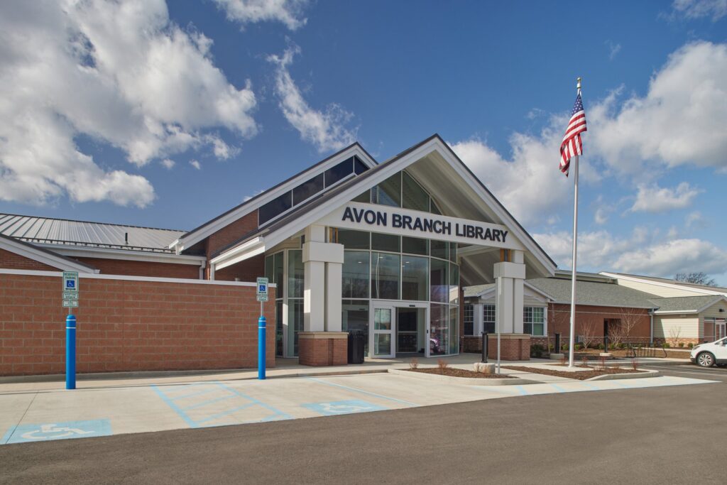 avon branch library building