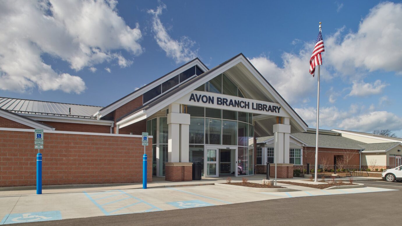 avon branch library building