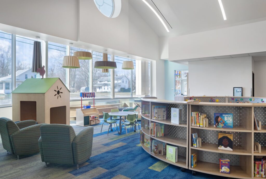 kids room in avon public library