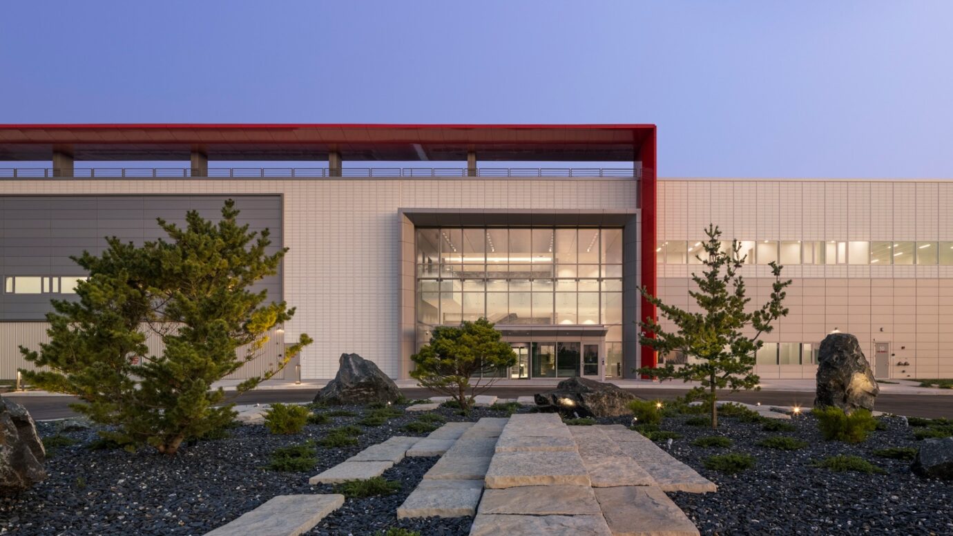 render of wisonn valley science and technology from outside