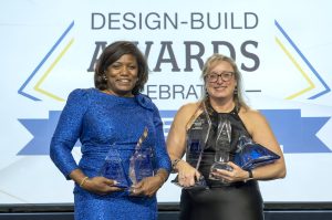 Team holding multiple Design-Build Institute of America Awards