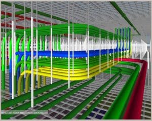 Coordination and intricate planning is a crucial step in successful MEP installation. The application of construction-related technology to complete in-depth and efficient coordination can minimize cost impacts later.